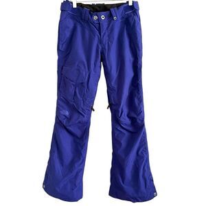 The North Face HyVent Ski Snowboard Pants Womens S Purple Waterproof Insulated